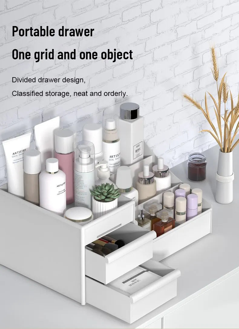 Makeup Storage Organizer with Drawers – Organizador de Maquillaje