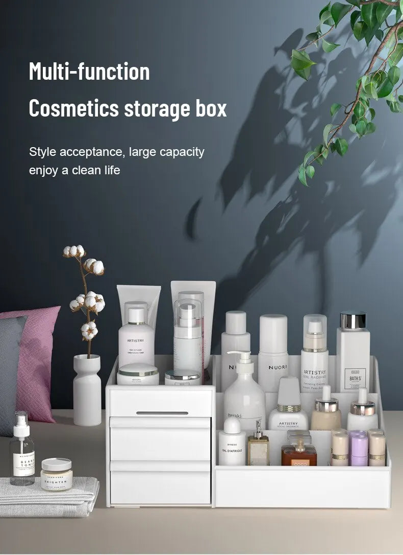Makeup Storage Organizer with Drawers – Organizador de Maquillaje