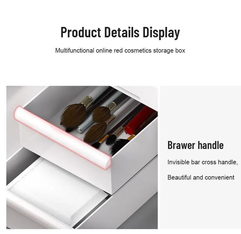Makeup Storage Organizer with Drawers – Organizador de Maquillaje