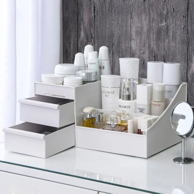 Makeup Storage Organizer with Drawers – Organizador de Maquillaje